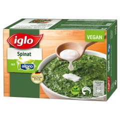 Iglo Spinat mit Alpro vegan