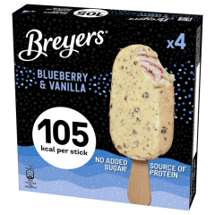 Breyers Eis am Stiel Blueberry & Vanilla