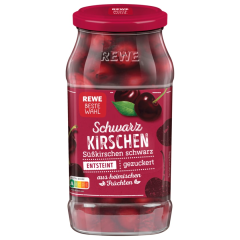 REWE Beste Wahl Schwarzkirschen gezuckert