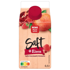 REWE Beste Wahl Apfel Granatapfel Himbeere Saft