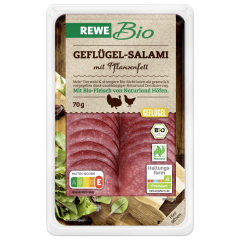 REWE Bio Geflügelsalami mit Palmfett