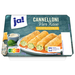 ja! Cannelloni Vier Käse mit Spinatfüllung