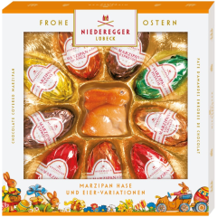 Niederegger Marzipan Hase und Eier-Variationen