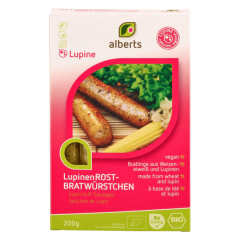 Alberts Bio Lupinen Rostbratwürstchen vegan