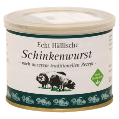 Echt Hällische Bio Schinkenwurst