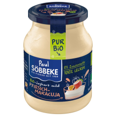 Paul Söbbeke Bio-Joghurt mild Pfirsich-Maracuja