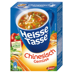 Erasco Heisse Tasse Chinesische Gemüse-Suppe