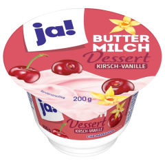 ja! Buttermilch Dessert Kirsch-Vanille