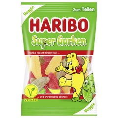 Haribo Fruchtgummi Super Gurken vegan