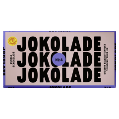 JOKOLADE N°4 Dunkle Schokolade Birne, Brownie & Mandeln