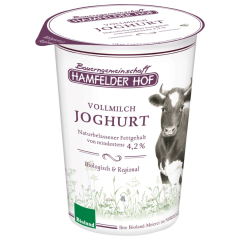 Hamfelder Hof Bio Joghurt natur 4,2% Fett