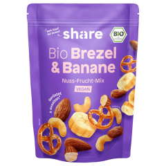 share Bio Nuss Frucht Mix Brezel & Banane