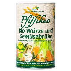 Pfiffkus Bio Würze und Gemüsebrühe vegan