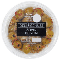 Deli Genuss Oliven mit Chili