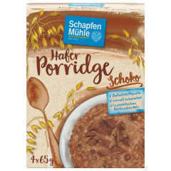 SchapfenMühle Porridge Hafermahlzeit Schoko
