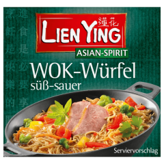 Lien Ying Wok-Würfel süß-sauer