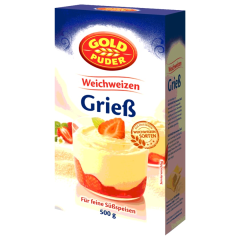 Goldpuder Grieß