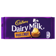 Cadbury Dairy Milk Wholenut Schokolade