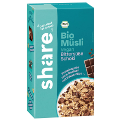 share Bio Müsli Bittersüße Schoki vegan