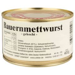 Eifeler Bauernmettwurst gekocht