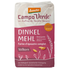 Campo Verde Bio Demeter Dinkelmehl Vollkorn