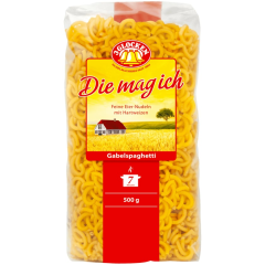 3 Glocken Die mag ich Gabelspaghetti