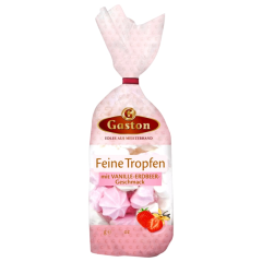 Gaston Feine Tropfen Schaumzuckerkrönchen Vanille-Erdbeer