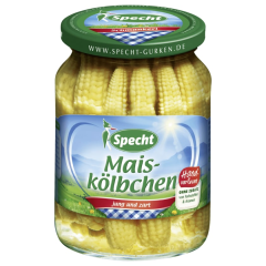 Specht Maiskölbchen