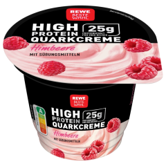 REWE Beste Wahl High Protein Quarkcreme Himbeere