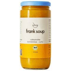 Frank Soup Bio Süßkartoffel Kichererbse Curry vegan