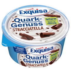 Exquisa Quarkgenuss Stracciatella mit Joghurt verfeinert 0,2% Fett