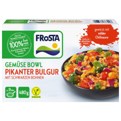 Frosta Gemüse Bowl Pikanter Bulgur Vegan