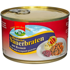 Gutes aus der Eifel Rheinischer Sauerbraten mit Rosinen