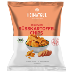 Heimatgut Bio Süsskartoffelchips gesalzen