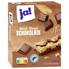 ja! Müsli-Riegel Schokolade