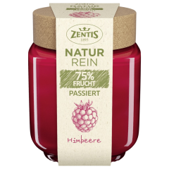 Zentis Natur Rein Fruchtaufstrich passiert 75% Frucht Himbeere