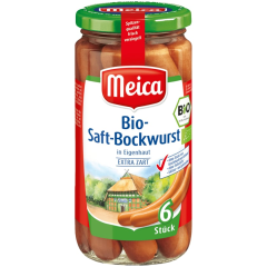 Meica Bio-Saft-Bockwurst 180g,