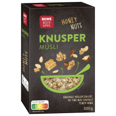 REWE Beste Wahl Knusper Müsli Honey Nuts