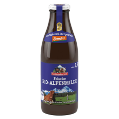 Berchtesgadener Land Demeter Frische Bio-Alpenmilch 3,8%