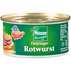 Weimarer Thüringen Thüringer Rotwurst