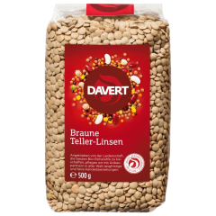 Davert Bio Braune Teller-Linsen