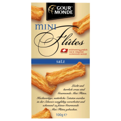 Gourmonde Mini Flutes Blätterteiggebäck Salz