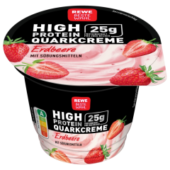 REWE Beste Wahl High Protein Quarkcreme Erdbeere