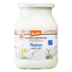 Schrozberger Bio Demeter Natur Joghurt mild 3,5% Fett