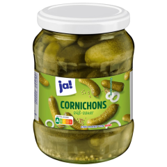 ja! Cornichons süß-sauer