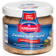 Köthener Zwiebelleberwurst im Glas