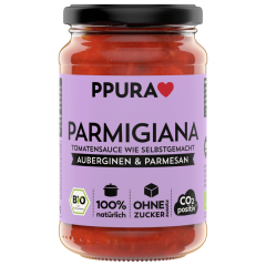 Ppura Bio Parmigiana Tomatensauce Auberginen & Parmesan