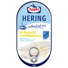 Appel Hering in Rapsöl