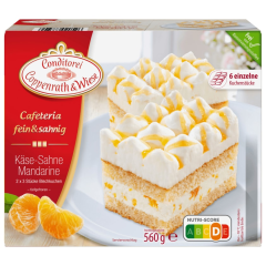 Conditorei Coppenrath & Wiese Käse-Sahne Mandarine Kuchen