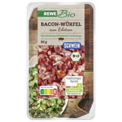 REWE Bio Bacon-Würfel Schwein